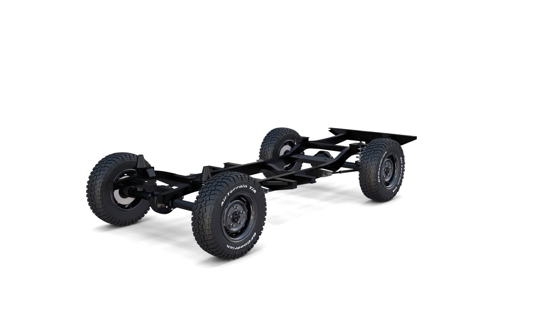 Range Rover Classic Chassis 3D model_2