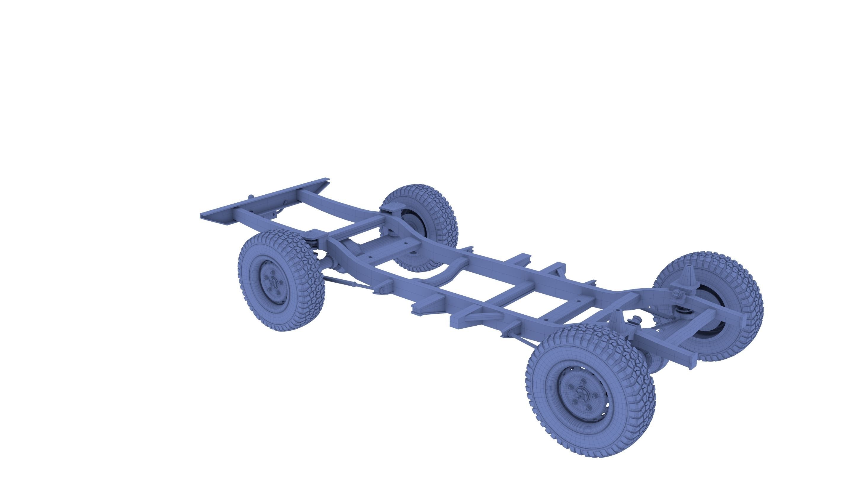 Range Rover Classic Chassis 3D model_19