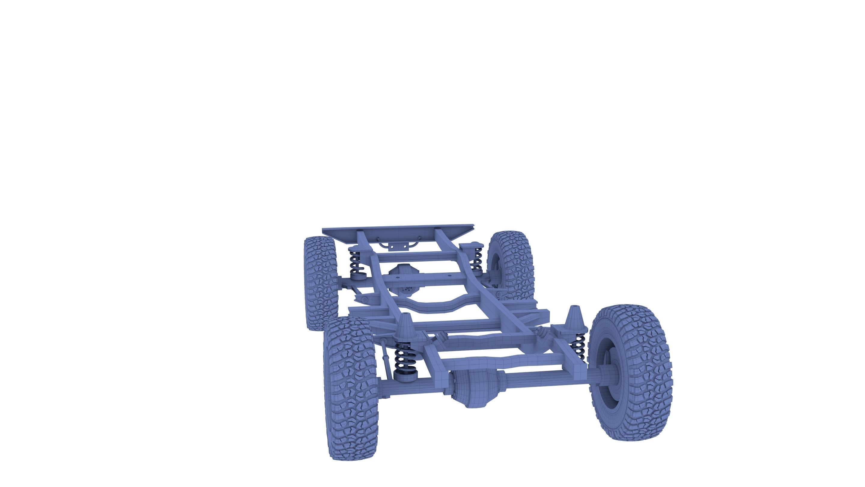 Range Rover Classic Chassis 3D model_16