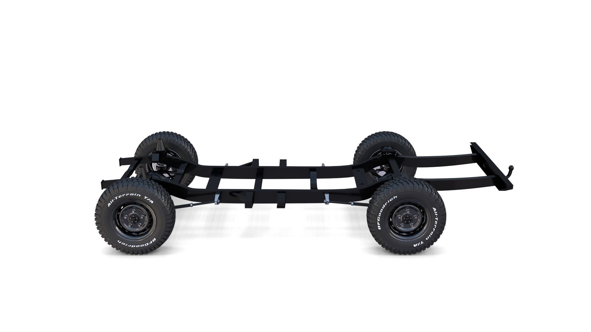 Range Rover Classic Chassis 3D model CGTrader