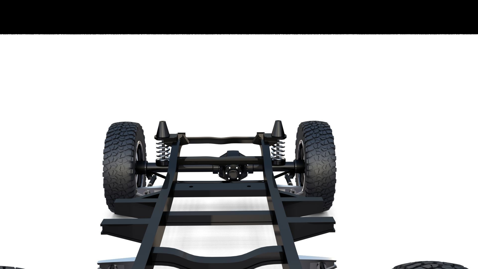 Range Rover Classic Chassis 3D model_10