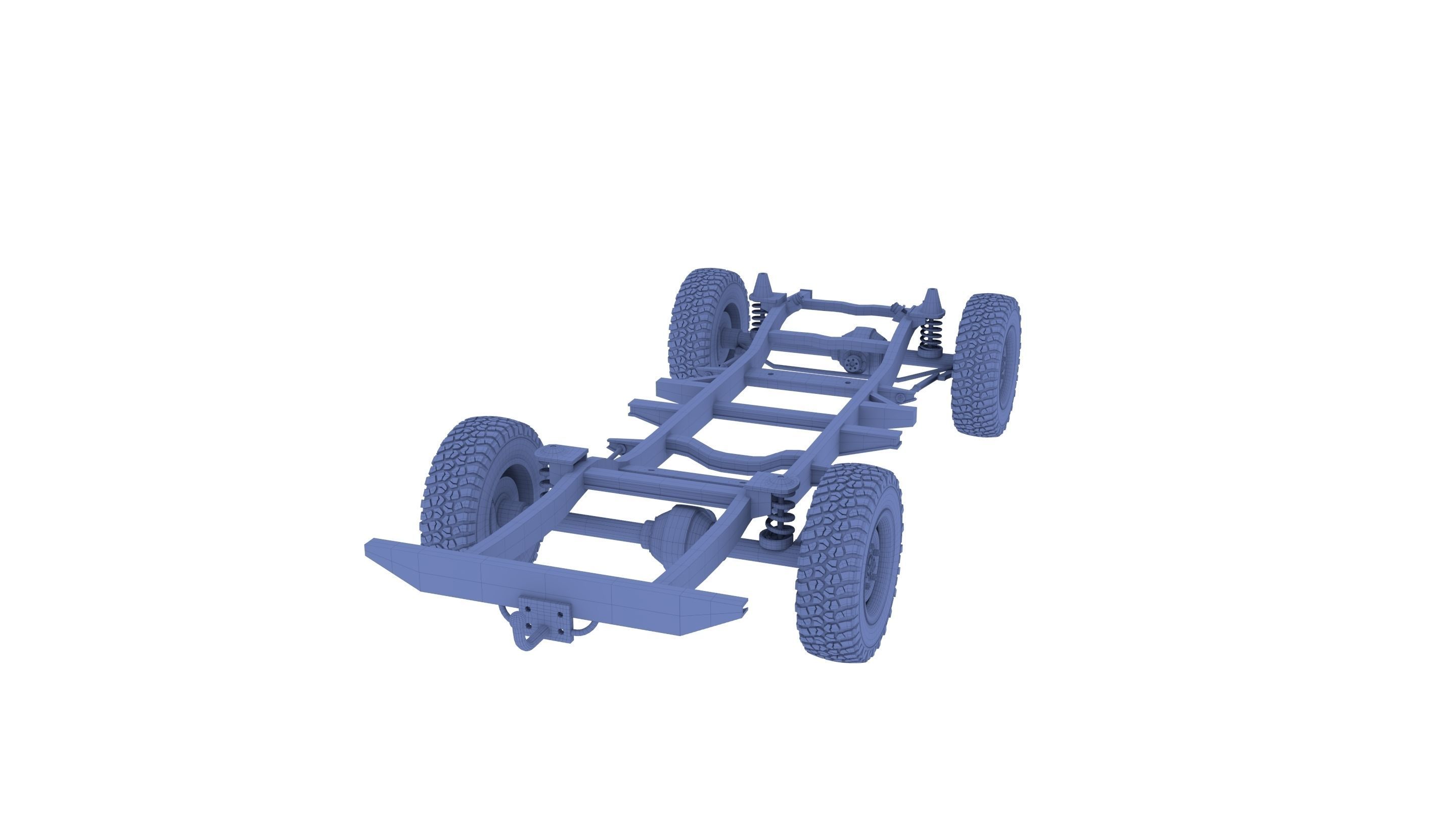 Range Rover Classic Chassis 3D model_18