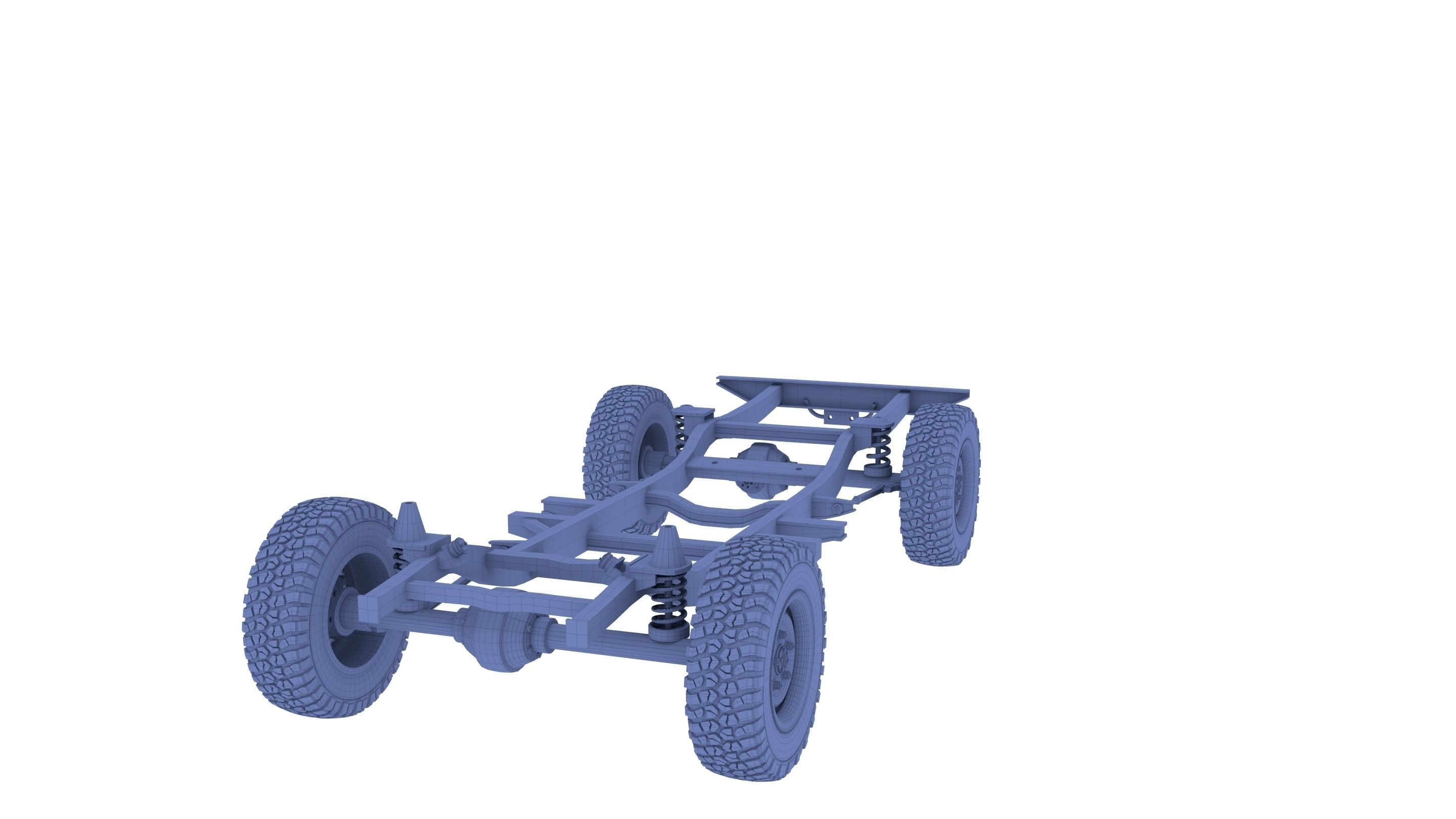 Range Rover Classic Chassis 3D model_12