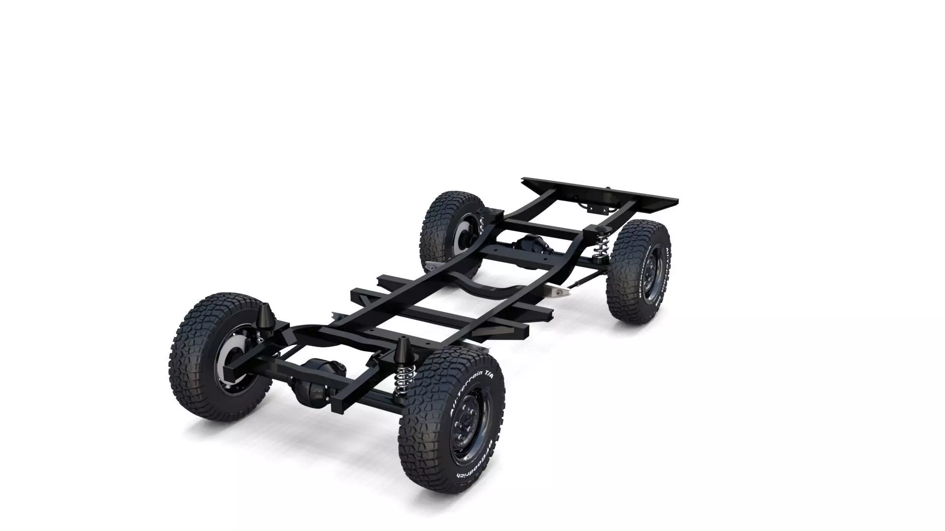 Range Rover Classic Chassis 3D model_0