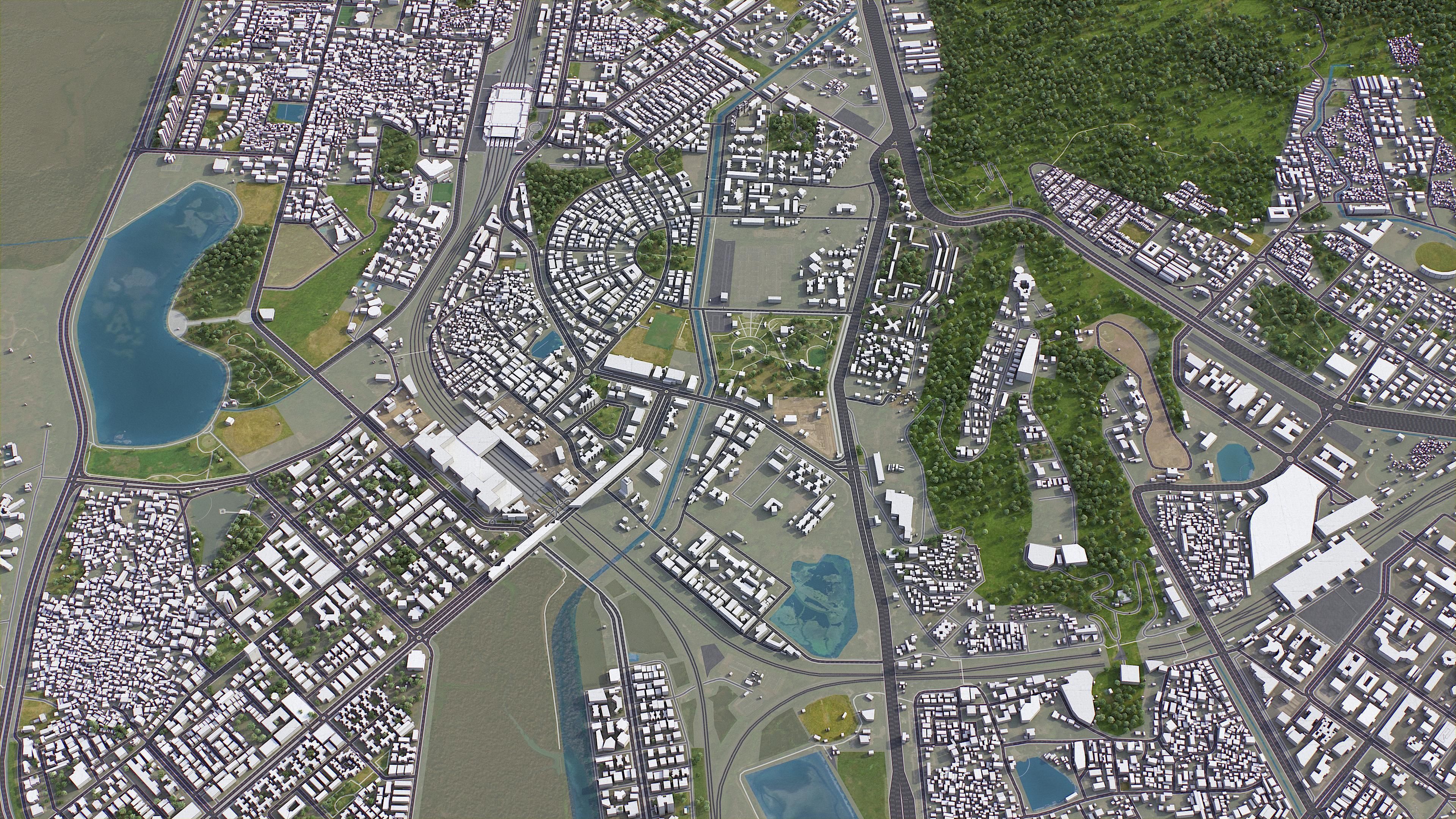 Navi Mumbai Low-poly 3D model_2