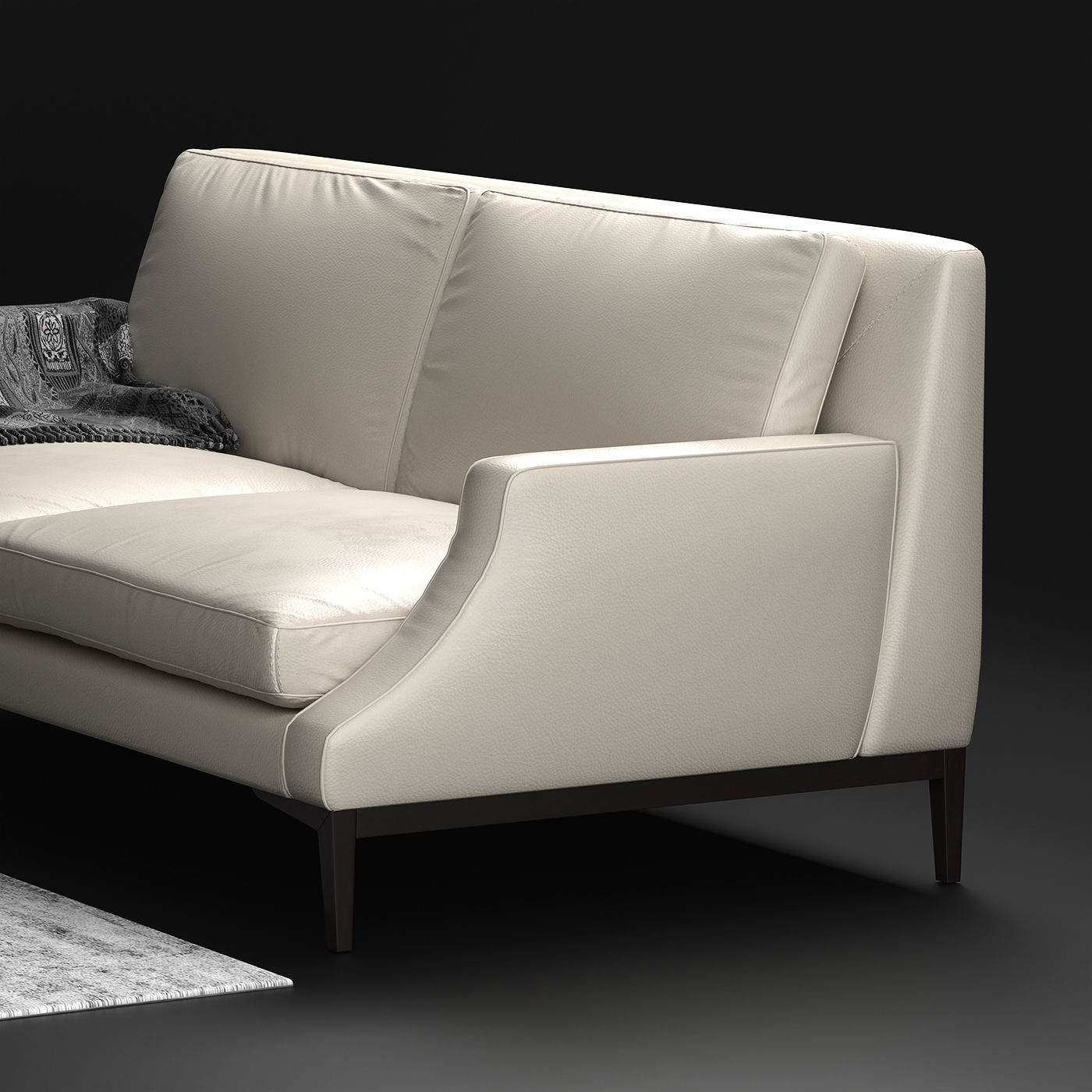 Natuzzi Winston sofa 3D model_7