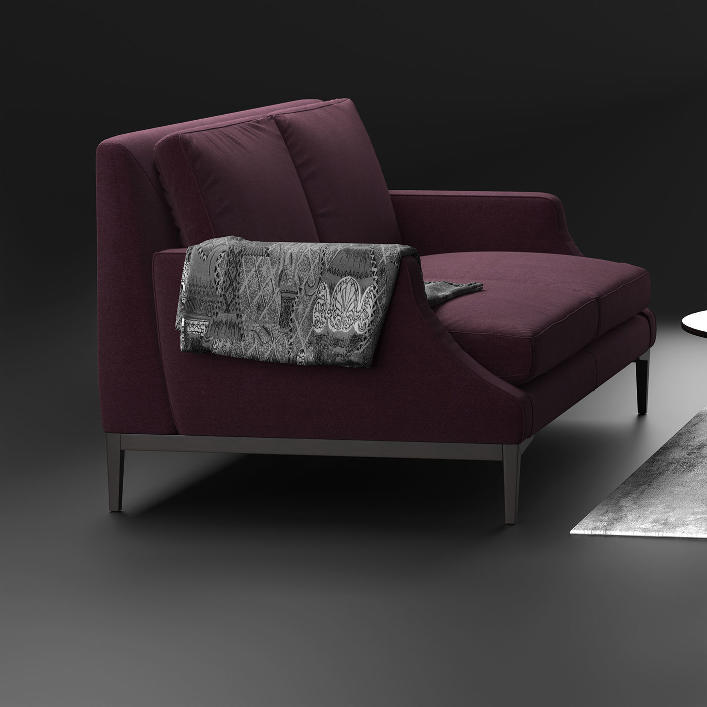 Natuzzi Winston sofa 3D model_5