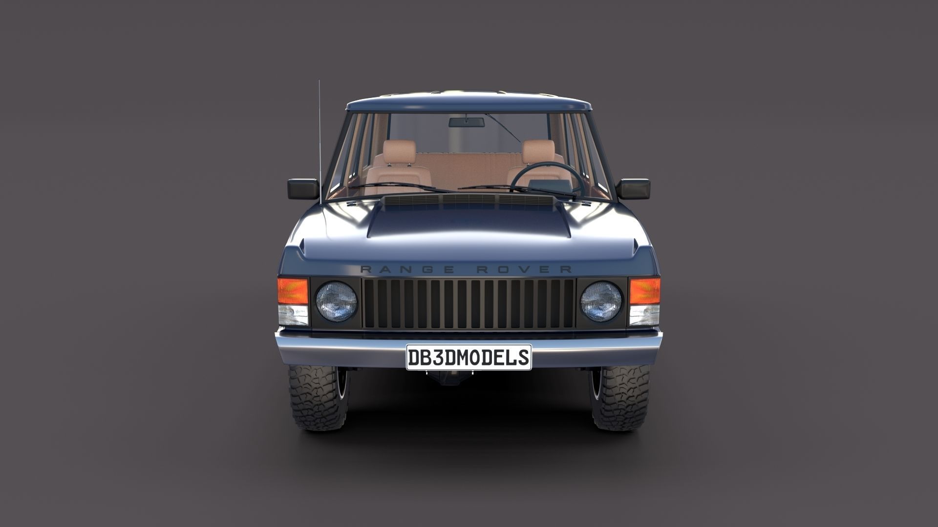 Range Rover Classic with interior v3 3D model_3