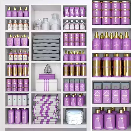 Cabinet with cosmetics for beauty salons 2