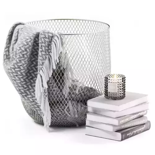 METAL BASKET DECOR 06