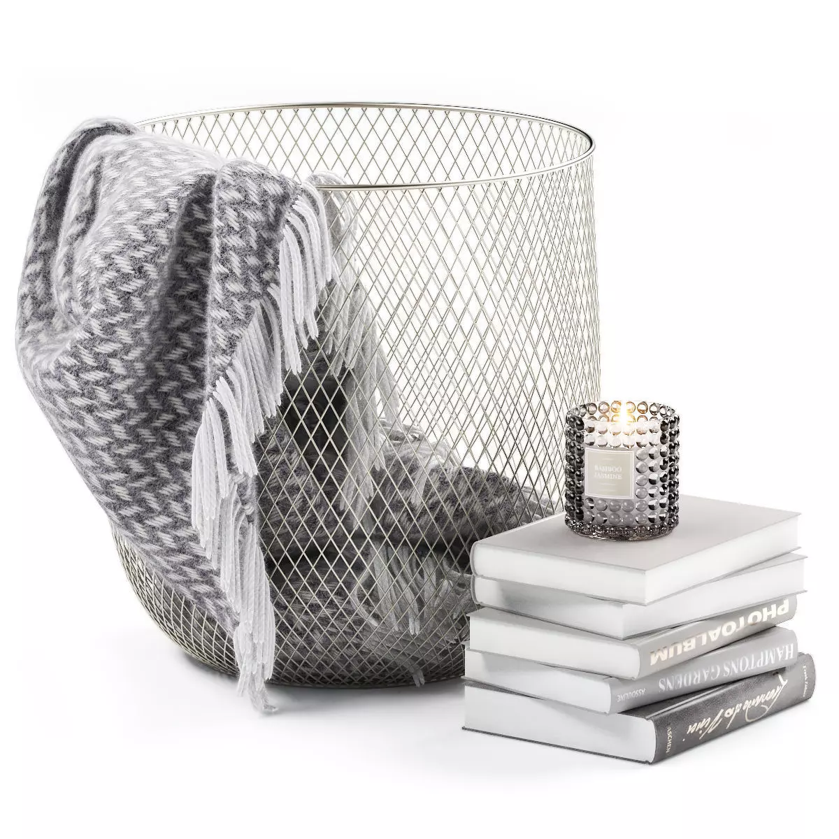 METAL BASKET DECOR 06 3D model_0