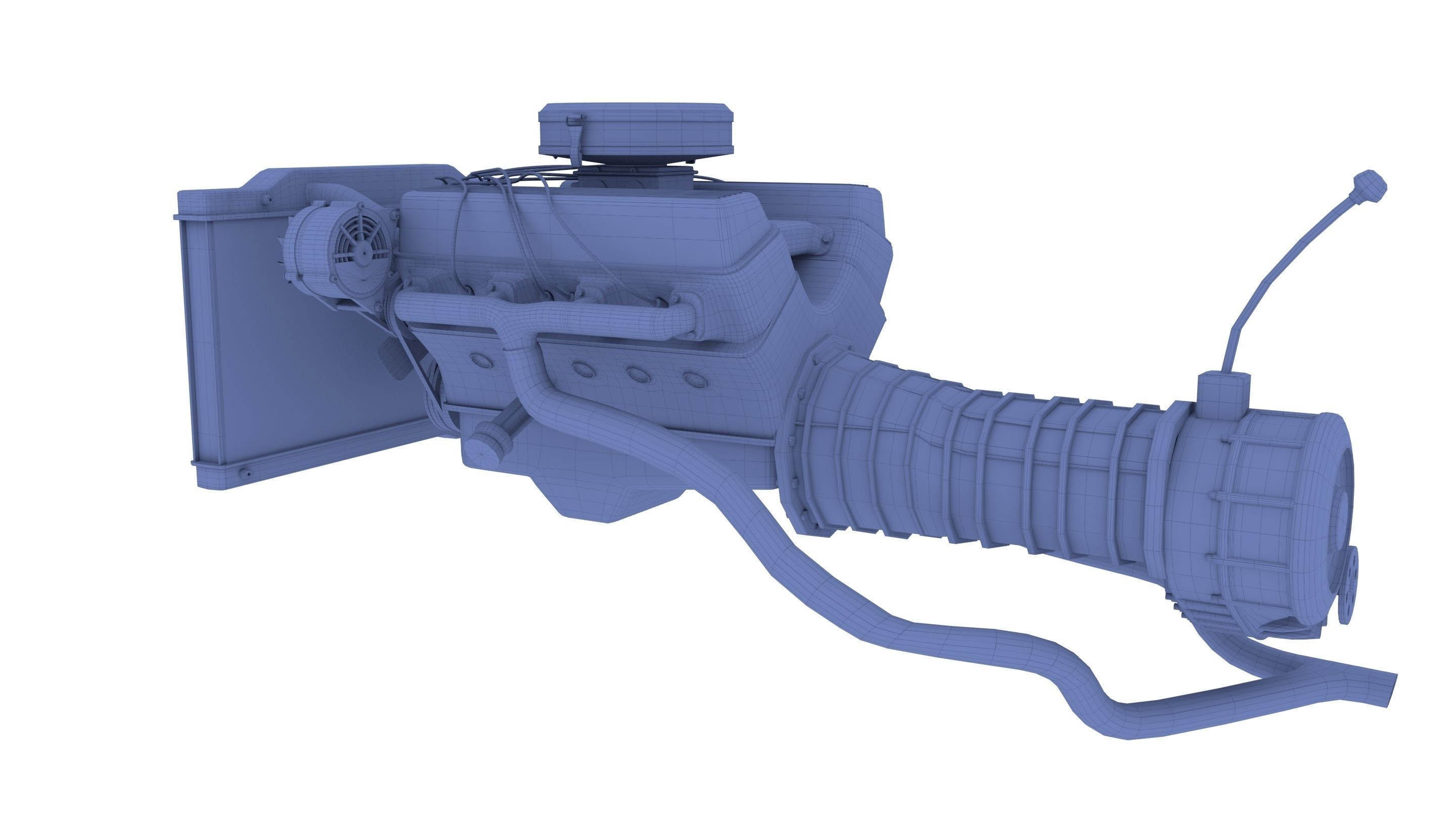 V8 Engine assembly 3D model_12