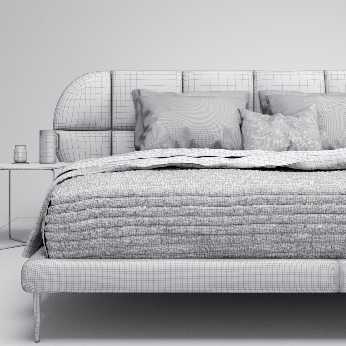 Boconcept Oxford bed 3D model_3