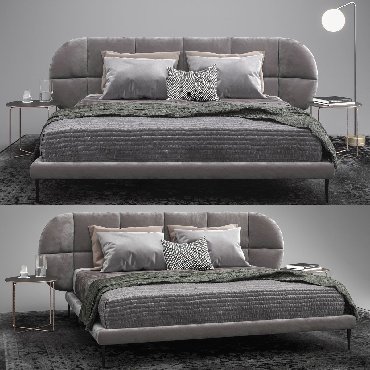 Boconcept Oxford bed 3D model_1