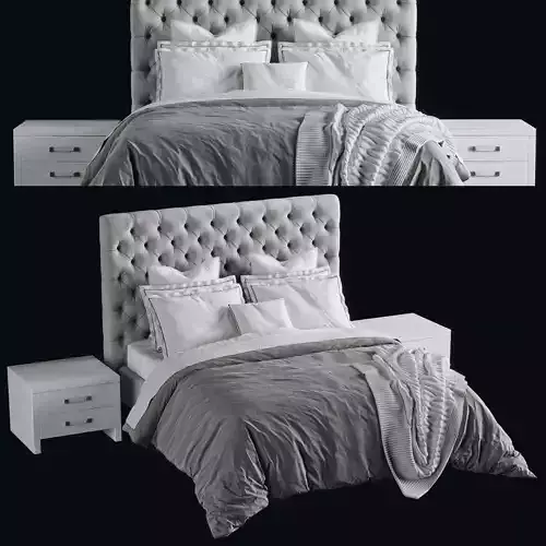 Bed DIALMA BROWN DB001964 3D model