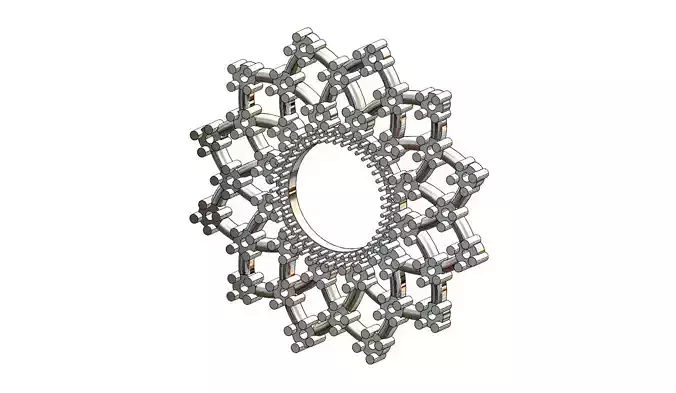 Flower shaped pendant