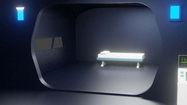 Space ship Interior 3D model_22