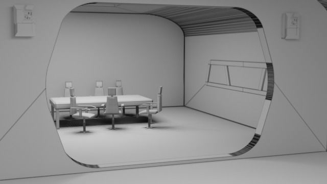Space ship Interior 3D model_21
