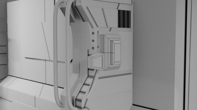 Space ship Interior 3D model_19