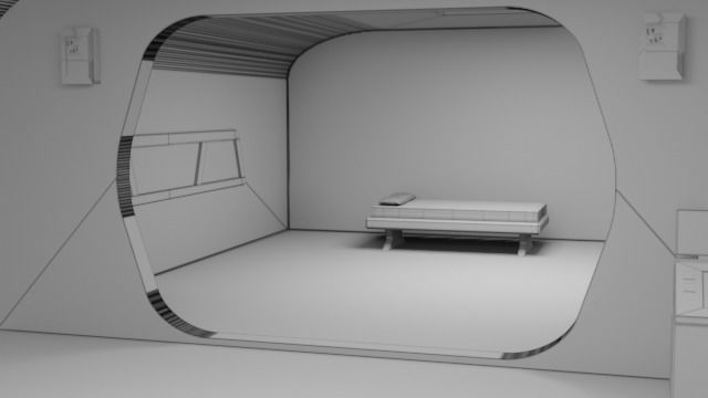 Space ship Interior 3D model_23