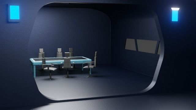 Space ship Interior 3D model_20