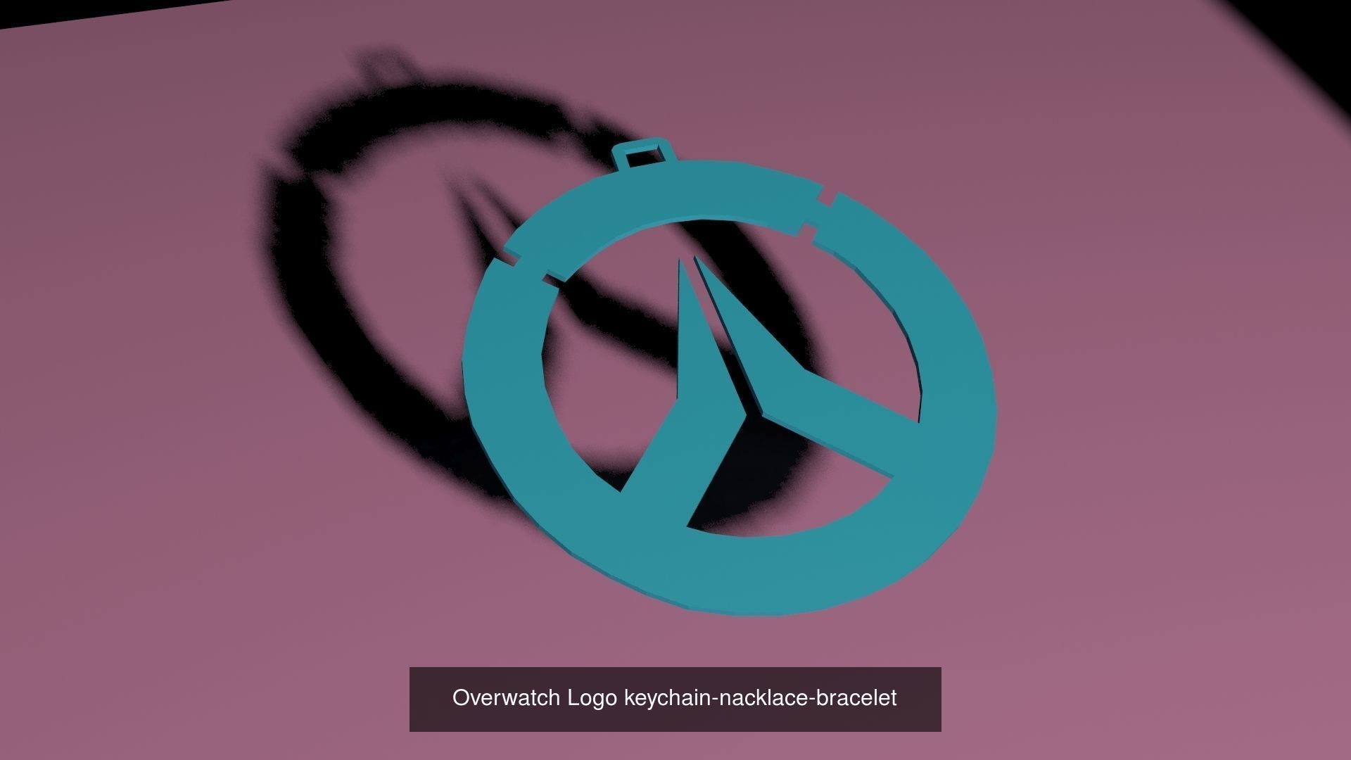 Overwatch bracelet keychain necklace printable 3D Model Collection_4