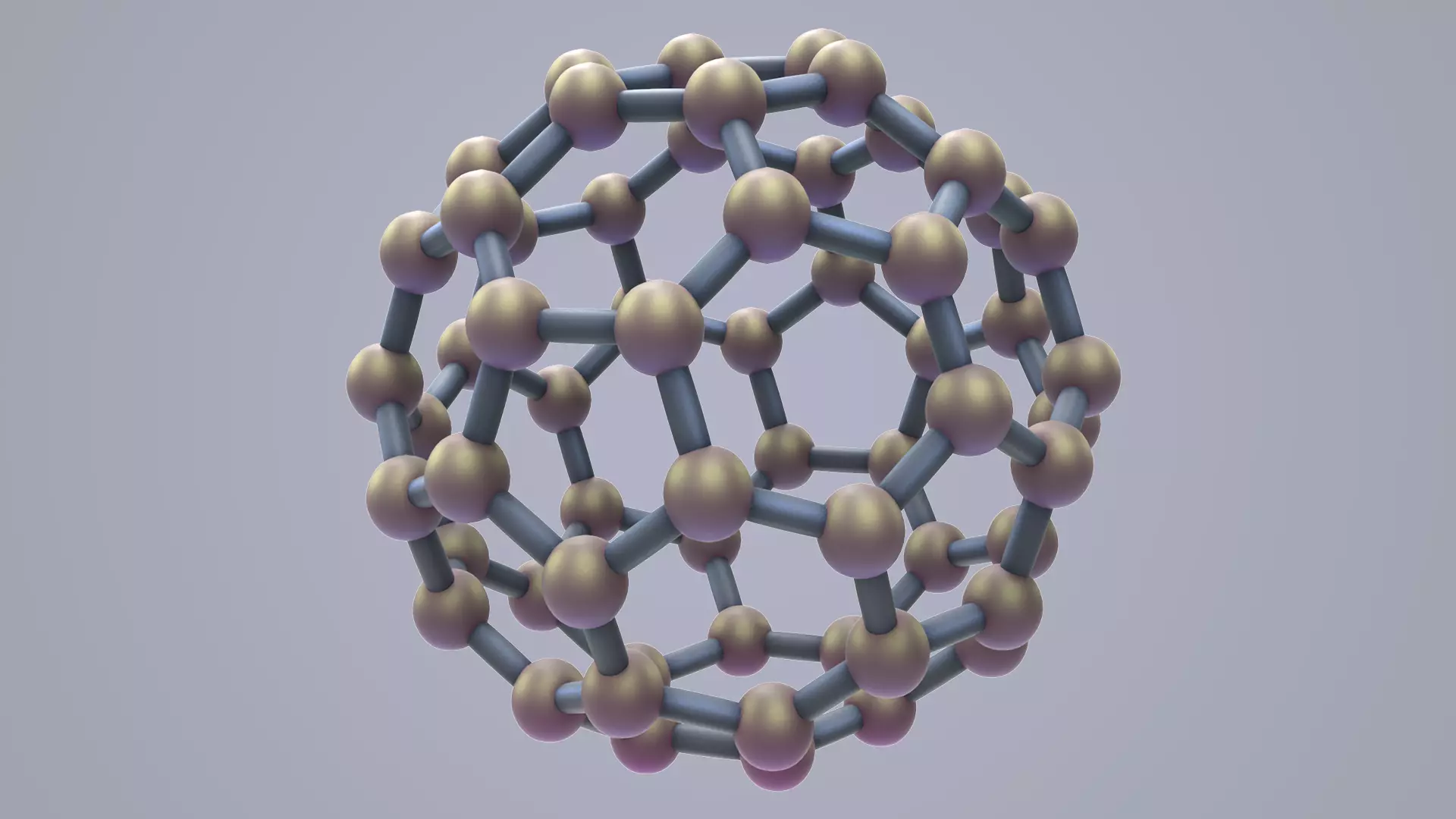 Carbon Structure Fullerene  3D model_0