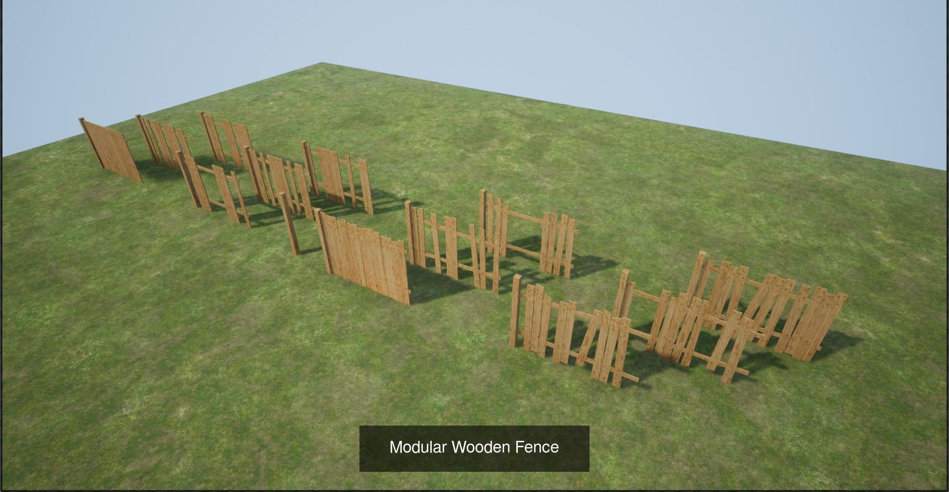 Wooden Fence Collection  _22