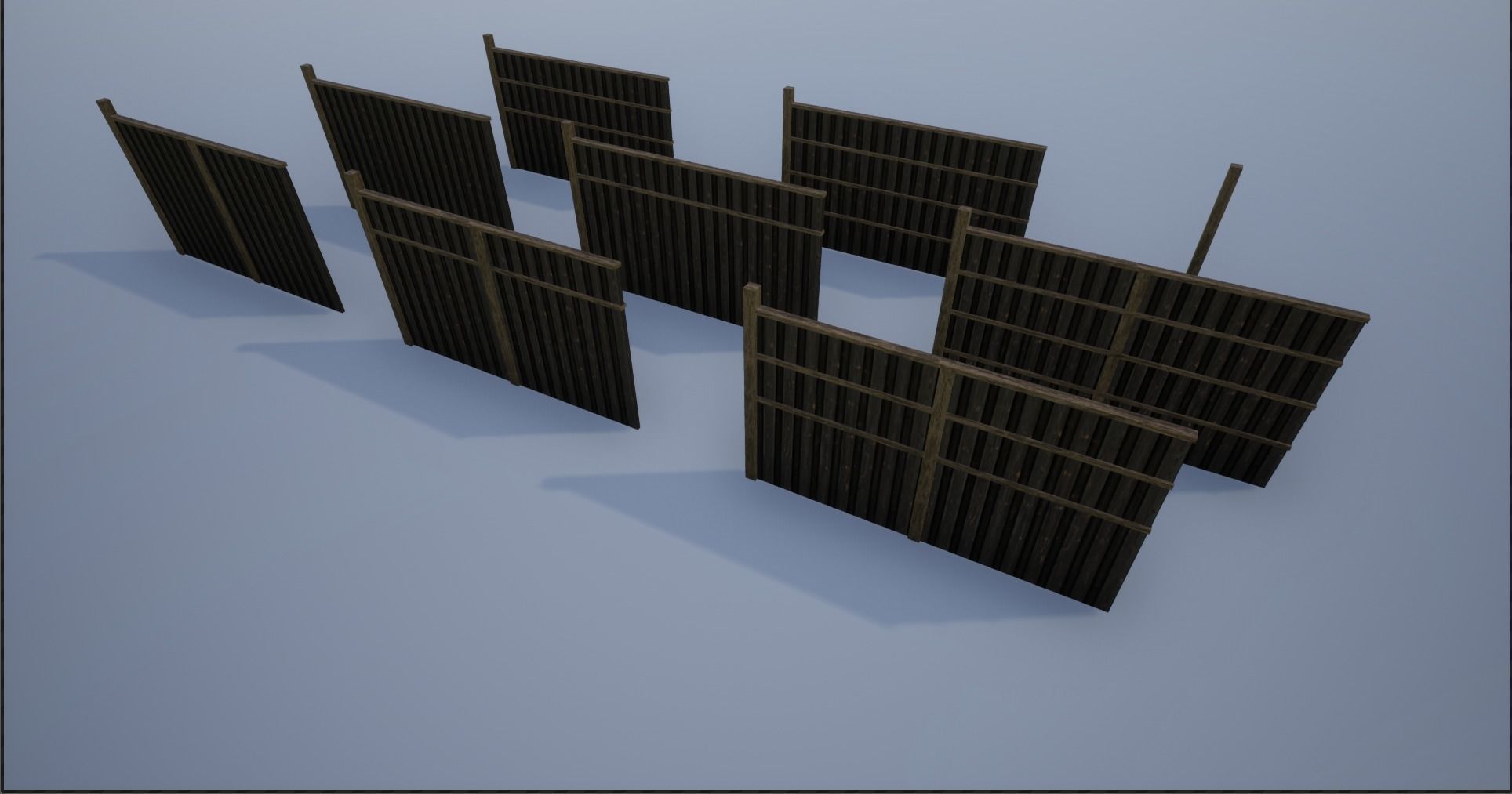 Wooden Fence Collection  _45