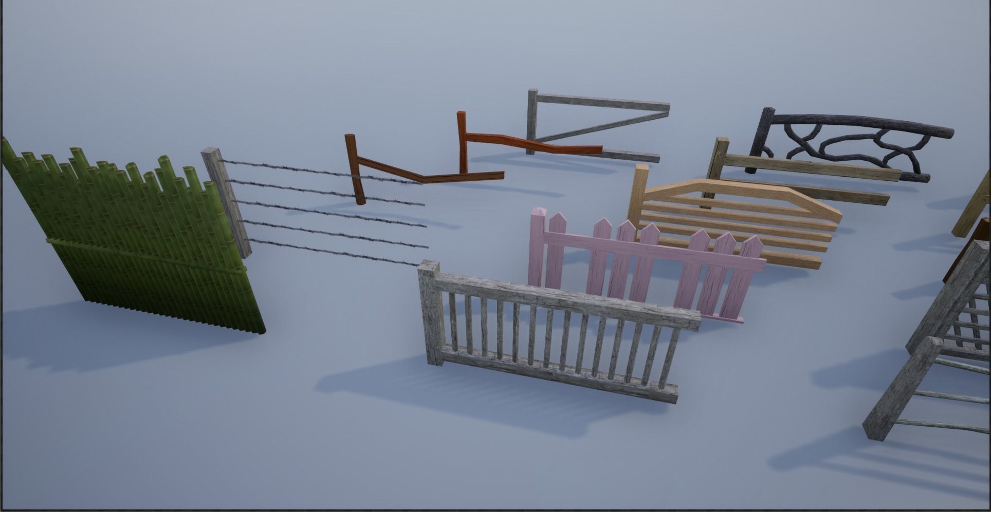 Wooden Fence Collection  _1