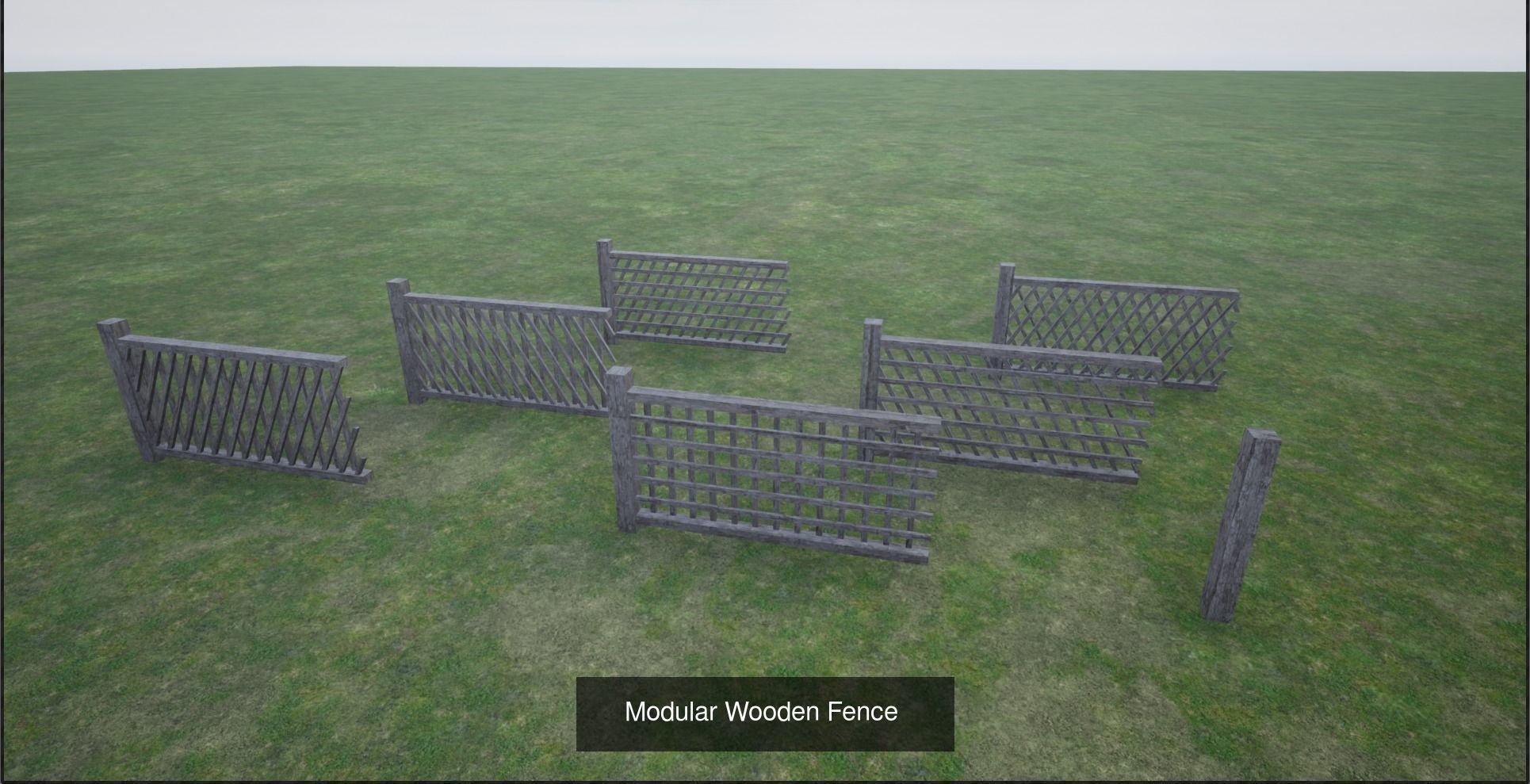 Wooden Fence Collection  _27