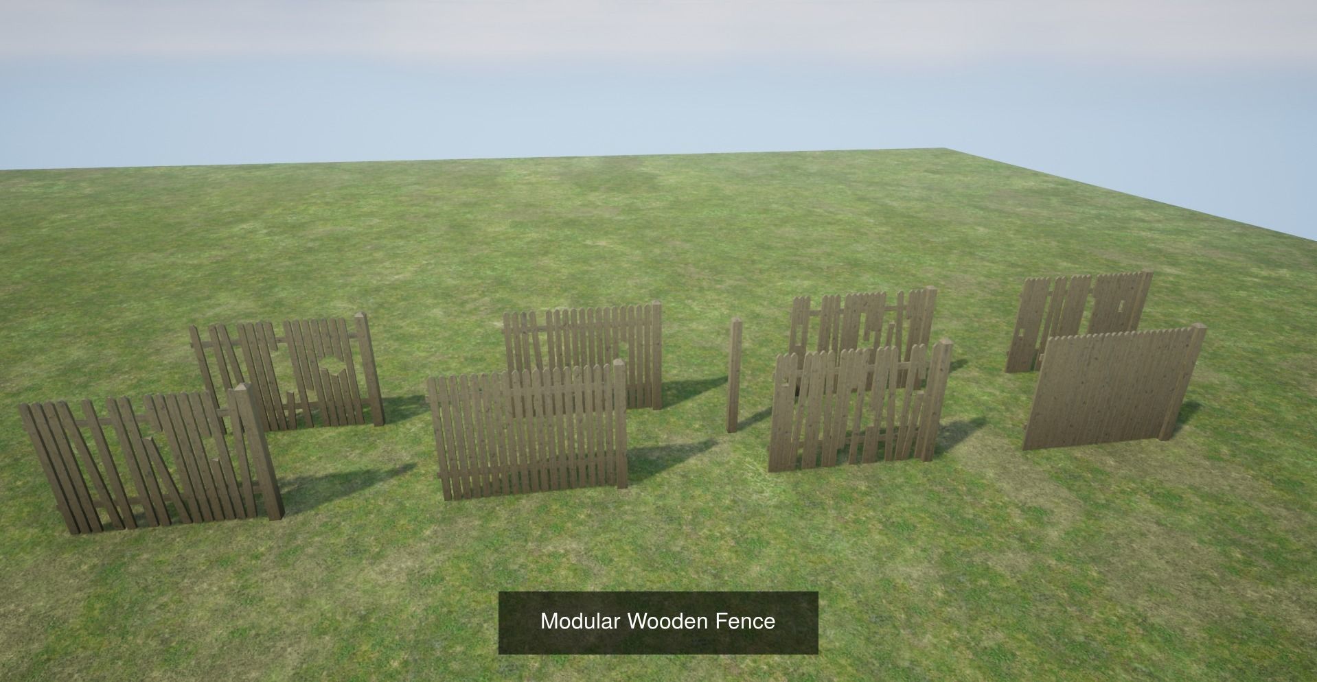 Wooden Fence Collection  _23