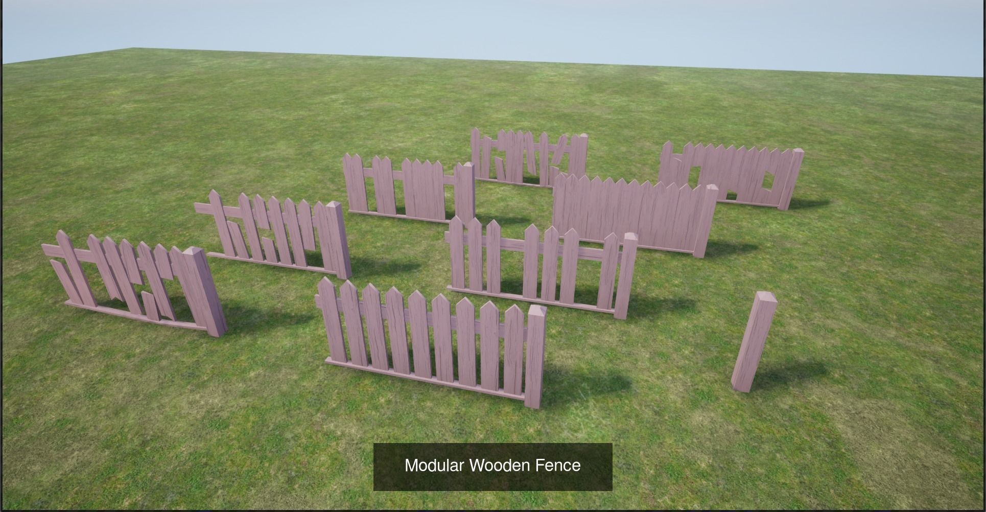 Wooden Fence Collection  _24