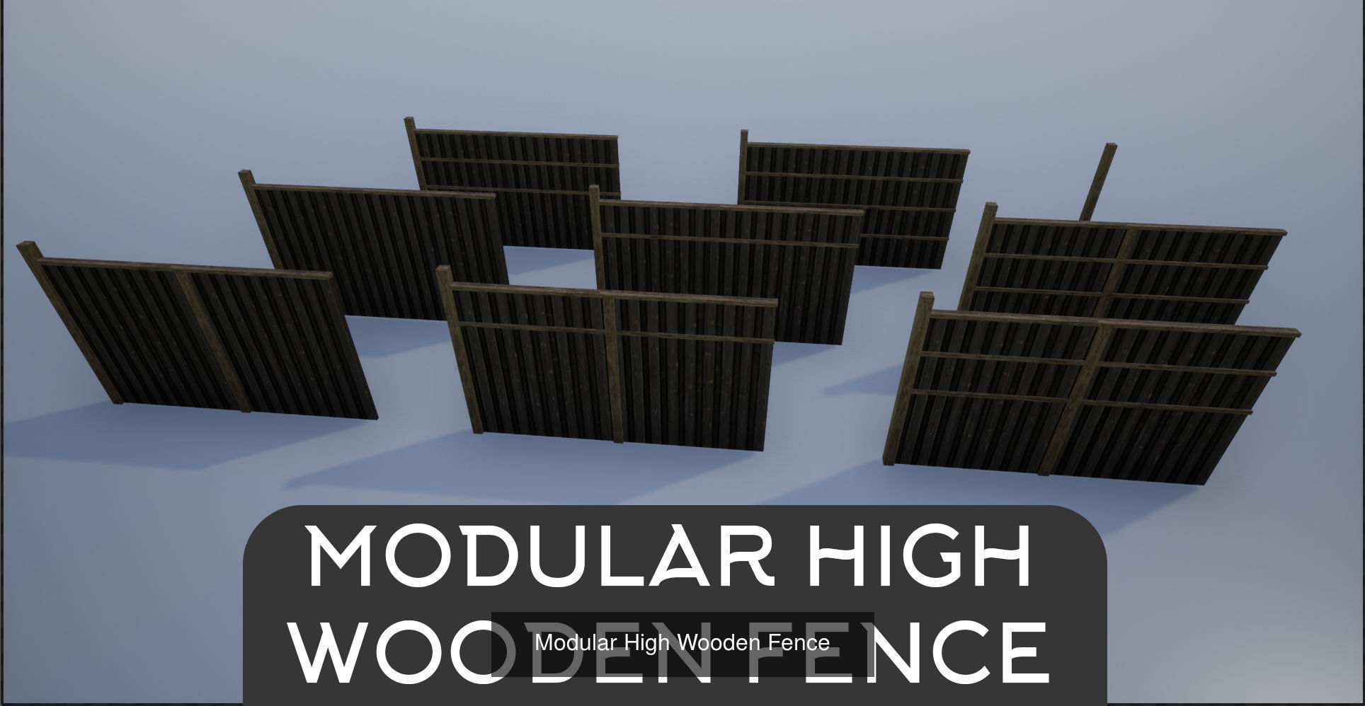 Wooden Fence Collection  _6