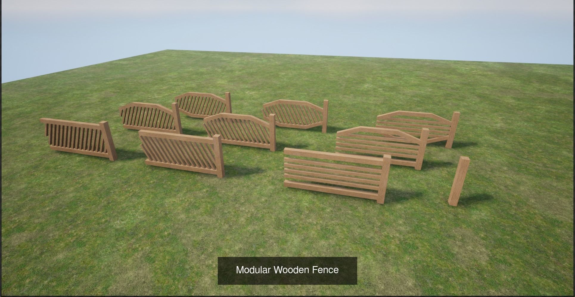 Wooden Fence Collection  _26