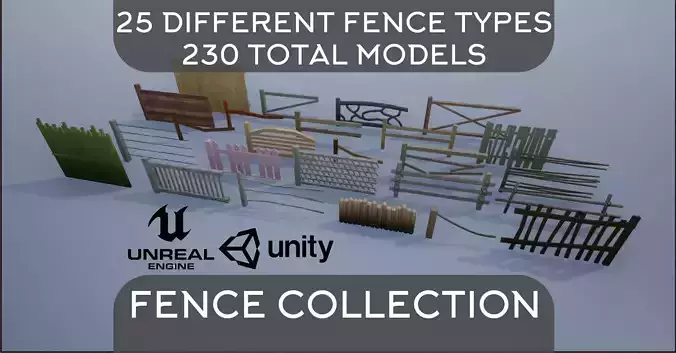 Wooden Fence Collection  