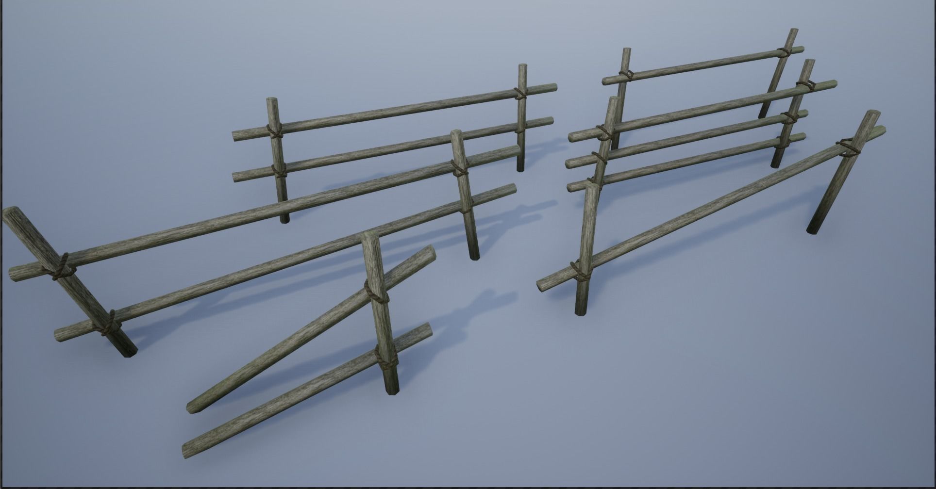 Wooden Fence Collection  _43