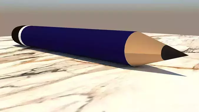 Pencil on marble table