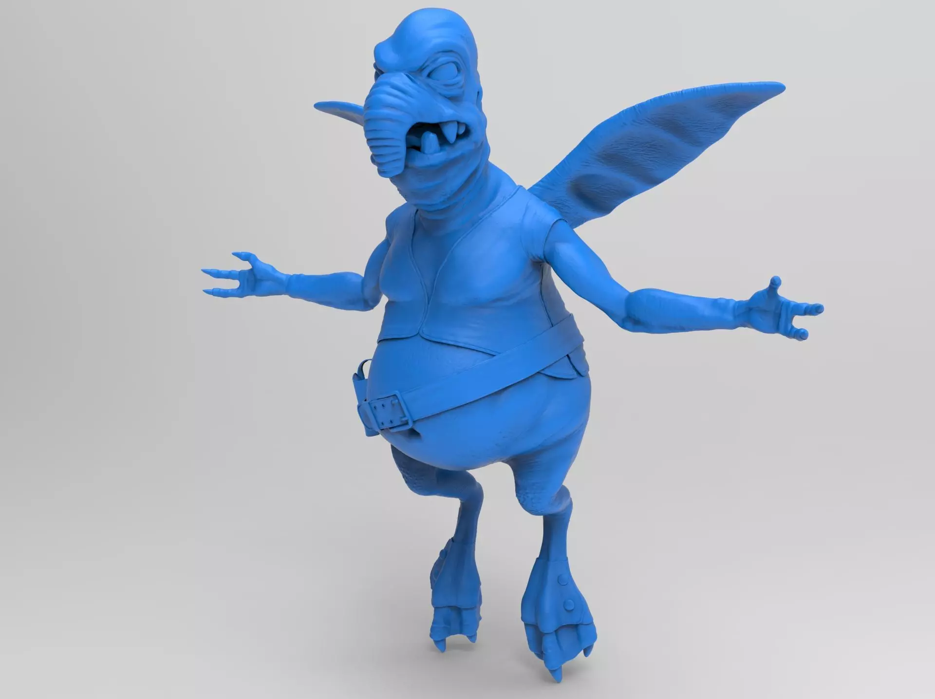 Watto from Star Wars sculpt 3D model