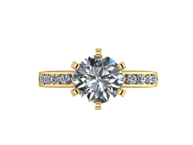 Printable model Diamond ring  3D print model_2