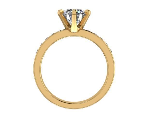 Printable model Diamond ring  3D print model_4