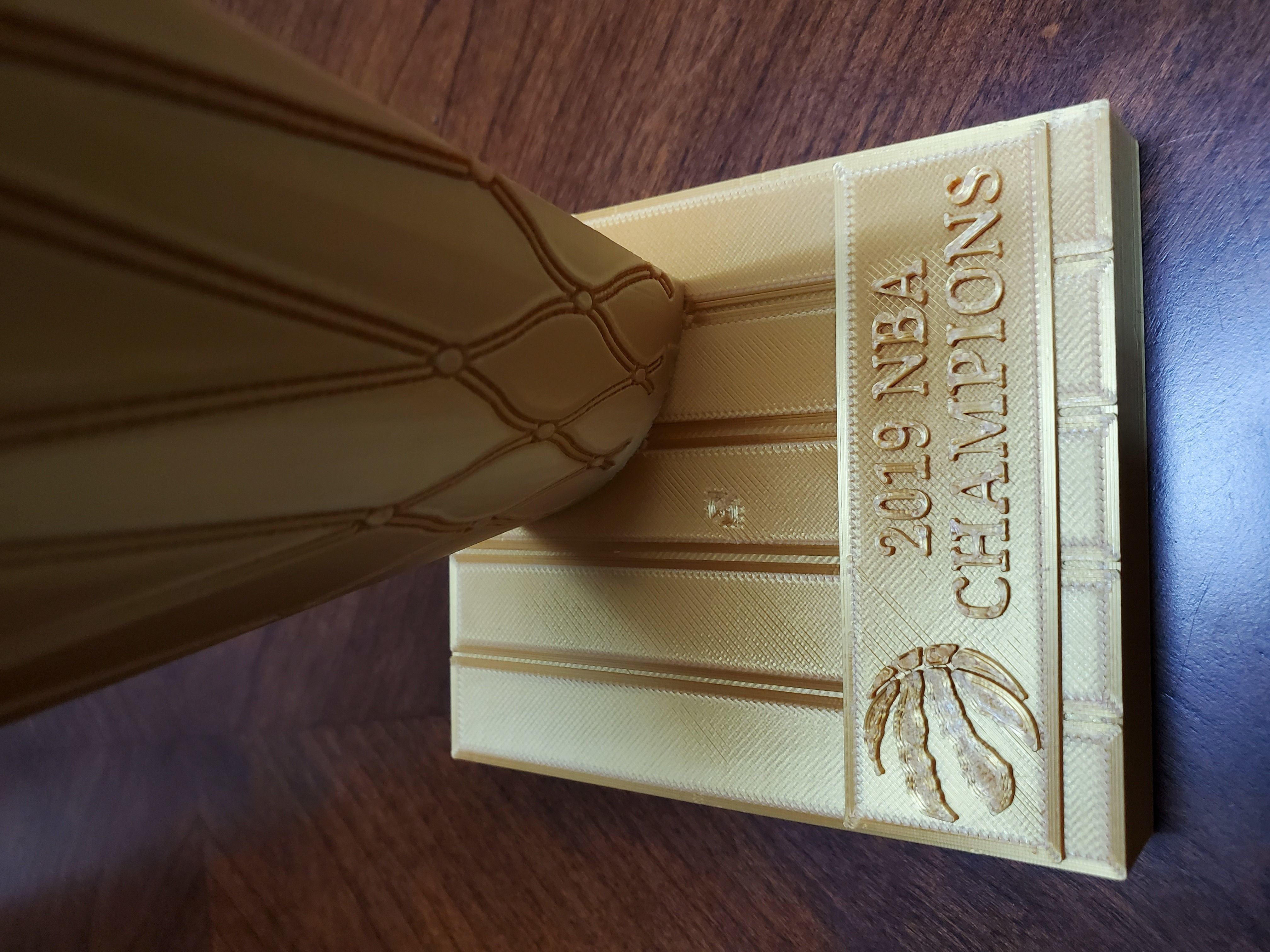2019 Toronto Raptors Championship Trophy 3D print model_1