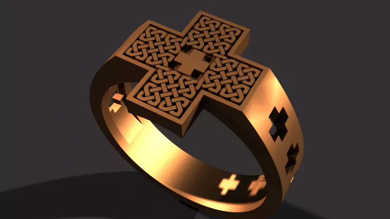 Celtic Ring Free 3D print model