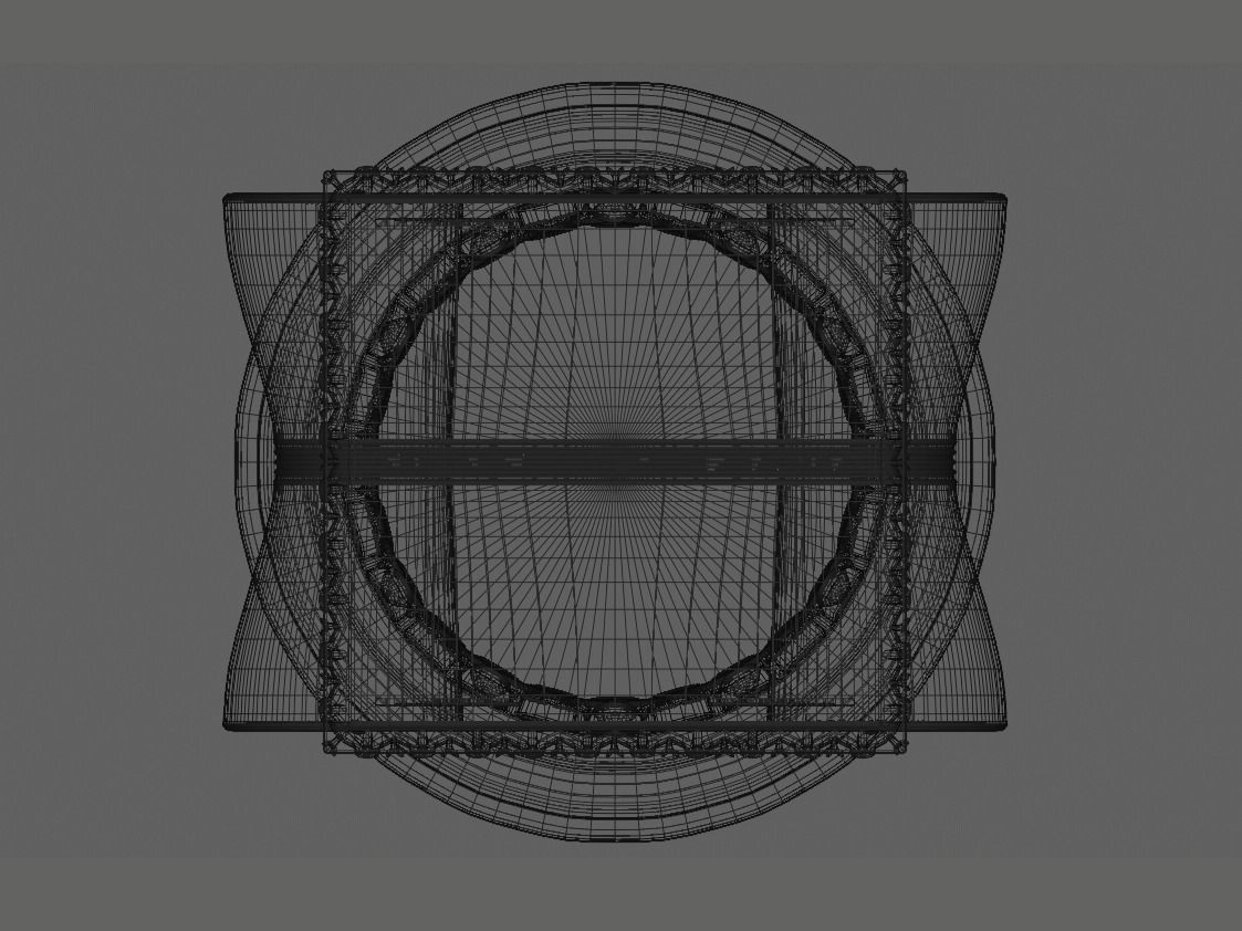 Ionic column and capital 3D model_6