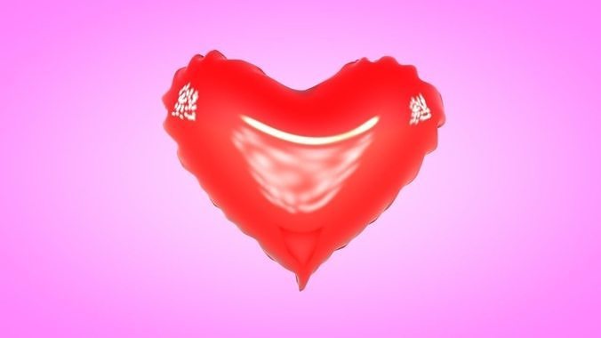 Balloon Heart 3D model