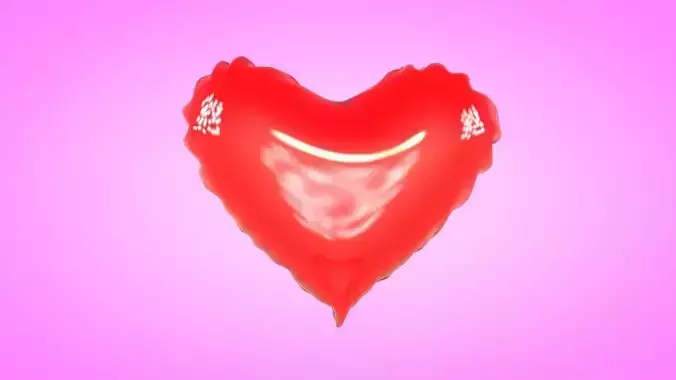 Balloon Heart 3D model