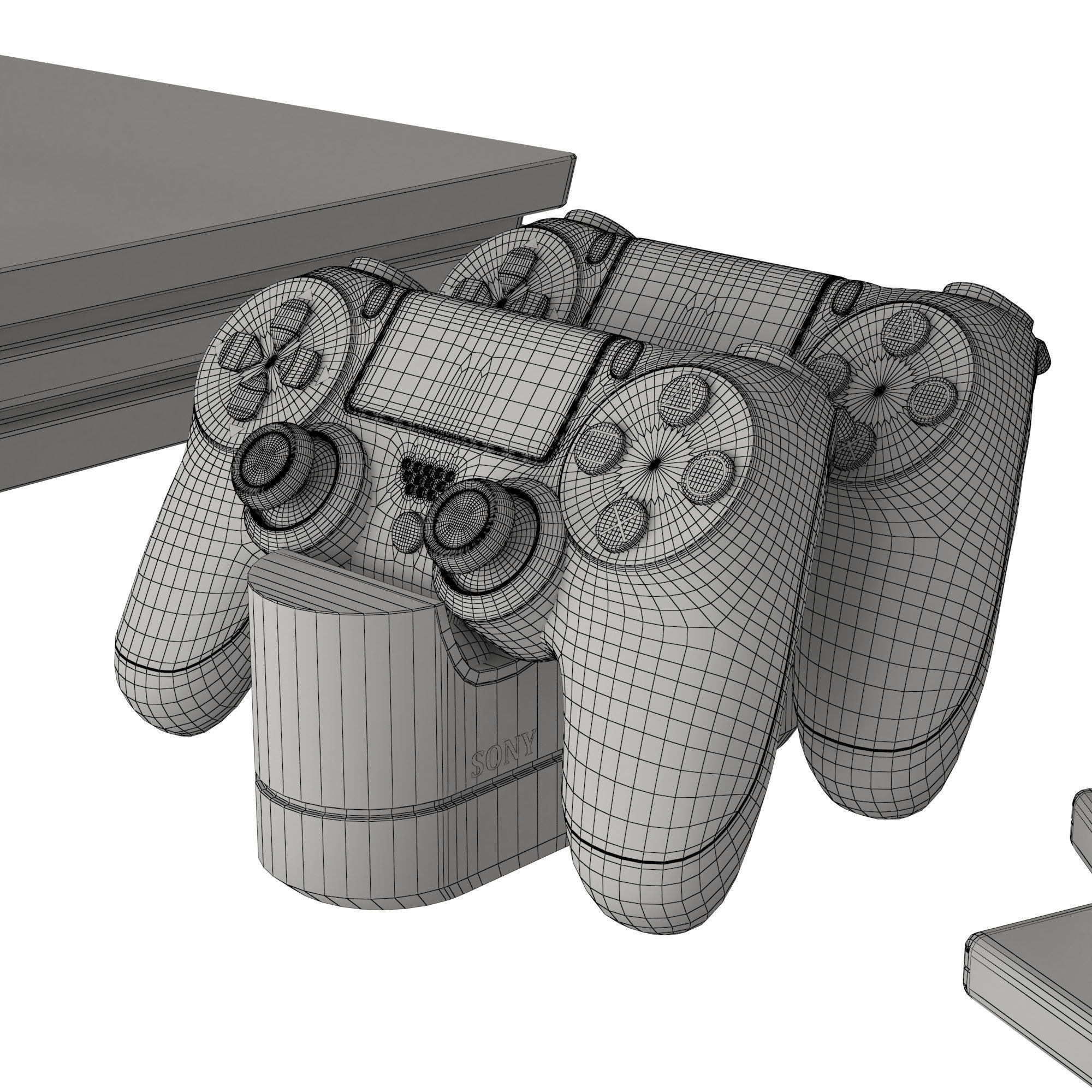 Sony TV system 3D model_4