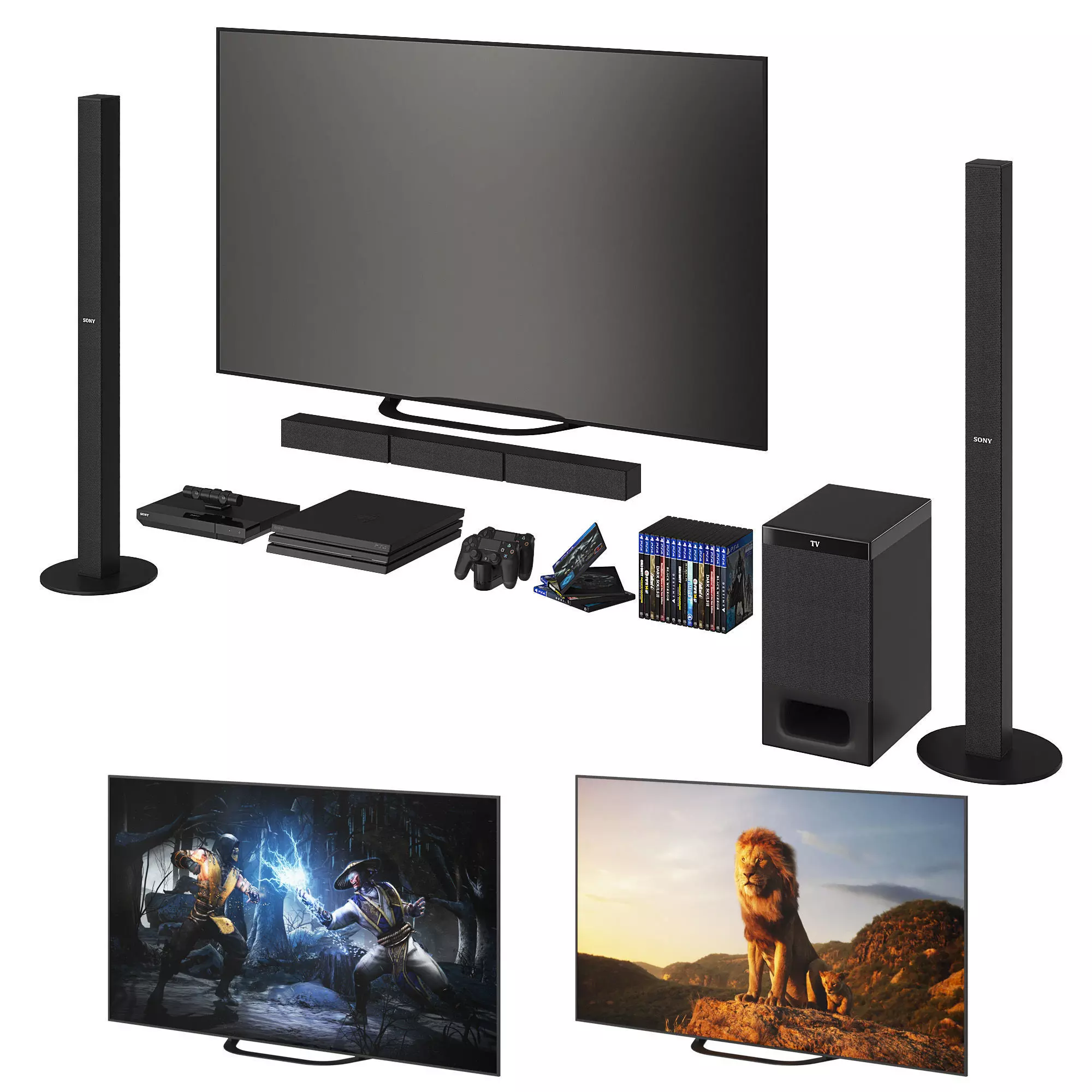 Sony TV system 3D model_0
