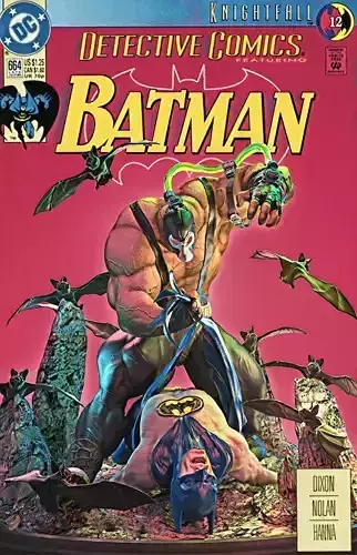 Bane VS Batman Knightfall Tribute 3D print model