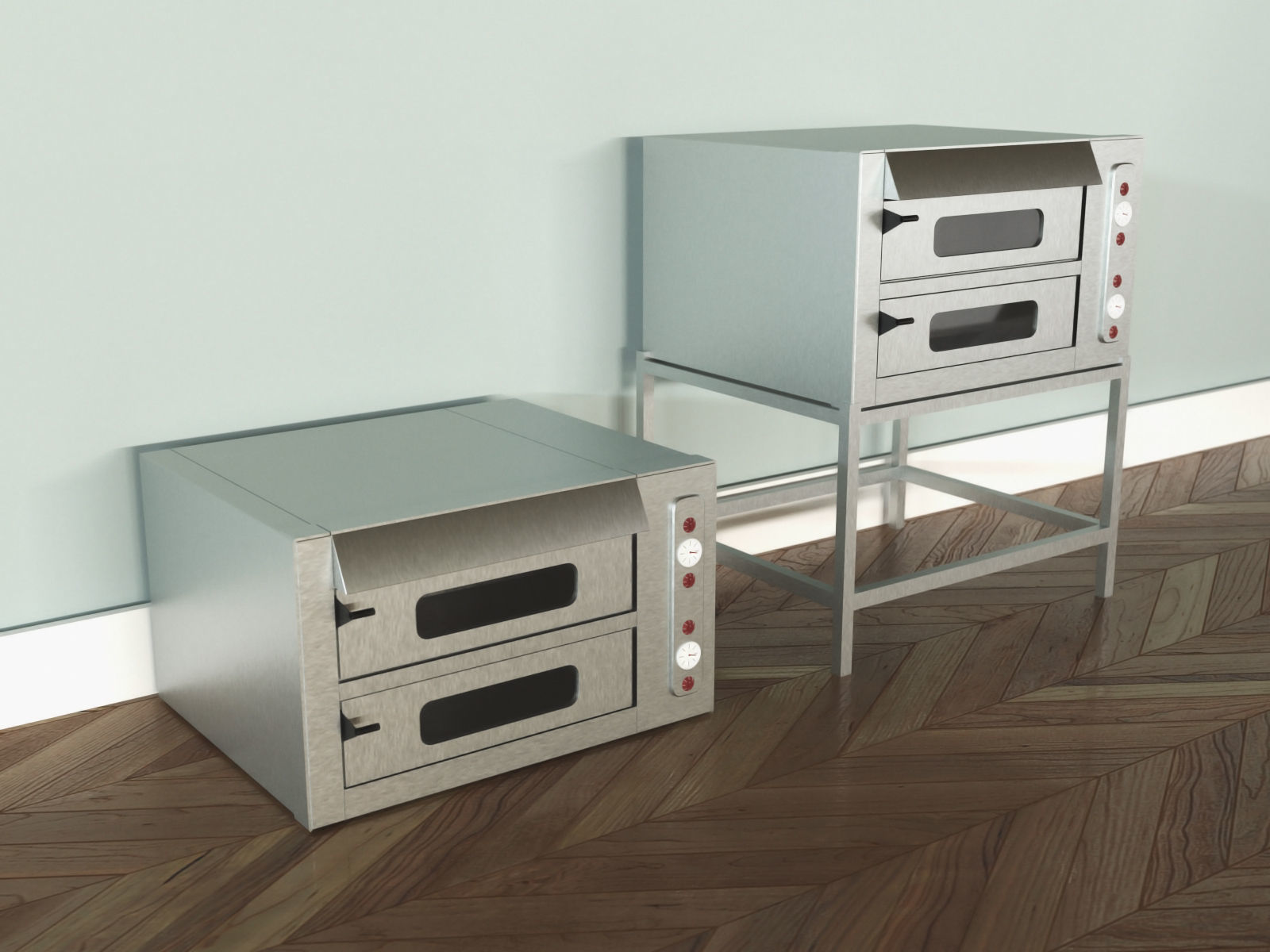 Pizzeria equipment -5pcs- Low-poly 3D model_1